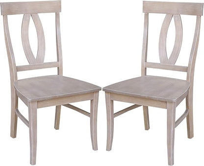 International Concepts Cosmo Chair, Washed Gray Taupe