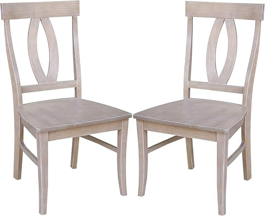 International Concepts Cosmo Chair, Washed Gray Taupe