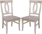 International Concepts Cosmo Chair, Washed Gray Taupe