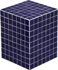 JONATHAN Y END2000D Callista 18" Modern Bohemian Ceramic Tiled Rectangle End Table, Side Table, Accent Table for Living Room, Bedroom, Navy/White