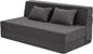 MeMoreCool Boneless Folding Sofa Bed Queen, Corduroy Convertible Sleeper Chair, Foldable Foam Mattress Chair, Comfy Fold‑Out Futon Couch Bed, Large Floor Sofa Couch for Living‑Room Guest