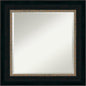 Amanti Art Bronze Bathroom Mirror for Over Sink, 27x27 Paragon Bronze Square Vanity Mirror, Medium Traditional Frame, Hangs Horizonally and Vertically, Bathroom Wall Decor, Beveled Edge