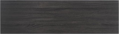 SAFAVIEH Aino TV Stand for up to 60" Flatscreen – Distressed Black, 2 Sliding Doors with Interior Storage, 1 Open Shelf, Entertainment Media Console (MED9619E)