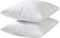 14x14 Decorative Throw Pillow Inserts-Down Feather Pillow Inserts-Square-Cotton Fabric-Set of 2-White.