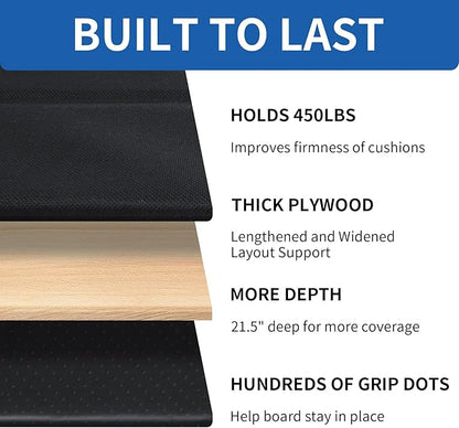 Heavy Duty Sofa Cushion Support Board for Sagging Sofas, 19''x 23'' Laminated Wood Sofa Cushion Support Board, Deep Support and Seat Protection