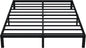 EMODA 10 Inch California King Bed Frames Heavy Duty Metal Cal King Platform with Steel Slats Support, No Box Spring Needed, Noise Free, Black