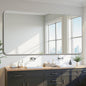 Bathroom Mirror 72" x 36", Large Rectangle Wall Mirror, Silver Metal Frame Wall Mounted Mirrors for Bathroom, Vanity, Bedroom, Entryway Decor(Horizontal/Vertical)