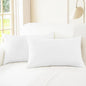 CaliTime Throw Pillow Covers Decorative 16 X 26 Inches Pack of 2 Cozy Chenille Cushion Cases for Couch Sofa Bed Living Room Home True White