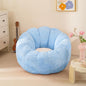 Pumpkin Bean Bag Sofa Chair, Bean Bag Chair with Filler for Teens, Kids, Toddler, Comfy and Lazy Sofa for Dorm, Apartment, Living Room and Bedroom, Sky Blue