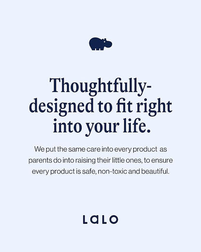 Lalo The Play Chair, Wooden and Non-Toxic Plastic Kids and Toddler Chair - Sturdy Bucket Seat and Easy to Clean Kids Chair with up to 200 lb. Weight Capacity, Set of 2 - Blueberry