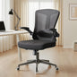 Ergonomic Office Chair - 400LB Comfy Desk Chairs with Back Support, Heavy Duty Mesh Computer Chairs with Wheels and Arms for Home Office, Study, Bedroom and Dorm