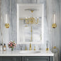 Amorho Bathroom Mirror, 24x36 Inch White Thick Metal Framed Wall Mirrors for Over Sink, Bedroom, Living Room, Entryway, Rectangle Wall-Mounted Mirrors(Horizontal/Vertical).