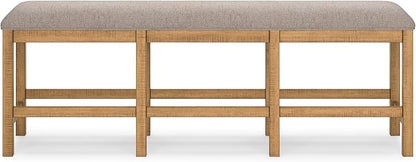Signature Design by Ashley Havonplane 72" Counter Height Dining Bench, Brown