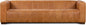 POLY & BARK Canale 99" Sofa in Cognac Tan