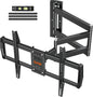 ELIVED Outdoor Long Arm TV Wall Mount for Most 42-75 Inch TVs, 37.9 Inch Long Extension Corner TV Mount, Weatherproof Full Motion tv Bracket Anti-Rust for Patio, Holds 99 lbs. Max VESA 600x400mm
