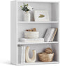 VASAGLE CUSTOS Collection - Bookshelf, 3-Tier Bookcase, Book Shelf, Open Storage Shelf, 9.4 x 23.6 x 32 Inches, for Living Room, Home Office, Dinning Room, Cloud White ULBC163T14