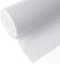 Shelf and Drawer Liner, Non-Adhesive Non Slip and Grip Durable Clean Pad Full Size 17.7 Inches x 20 Feet for Drawers, Shelves, Cabinets, Storage, Kitchen, Desks, Kitchenware, Tableware, White