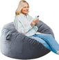 Bean Bag Chairs, Memory Foam Stuffing Bean Bag Chair for Adults/Teens/Kids with Removable Zipperd Cover, High-Rebound Memory Foam Lazy Sofa Furniture for Living Room Bedroom College Dorm