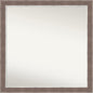 Amanti Art Brown Bathroom Mirror for Over Sink, 30x30 Noble Mocha Square Vanity Mirror, Large Casual Frame, Hangs Horizonally and Vertically, Bathroom Wall Decor, Non-Beveled Edge from WI, USA