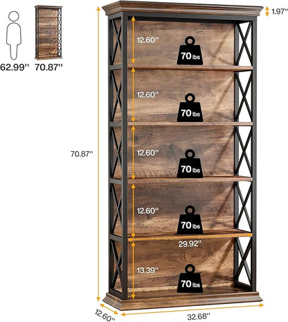 LITTLE TREE 5-Tier Bookcase