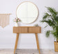 Console Table, Small Console Tables for Entryway，31" Vanity Desk Fluted Dresser Side Table, Brown Entry Table Narrow Console Table Modern Hallway Table Modern Sofa Table for Living Room(Brown)