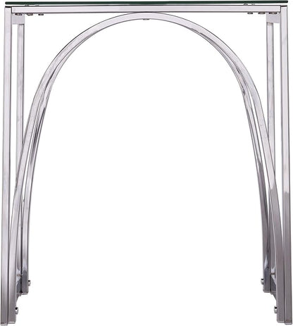 SEI Furniture Stevenly End Table, Chrome