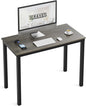 Teraves Computer Desk/Dining Table Office Desk Sturdy Writing Workstation for Home Office (39.37“, Black Oak)