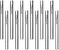 New Star Foodservice 22827 Aluminum Table Crumber 6-Inch, Set of 12, Silver