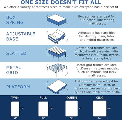 Queen Mattress, 12 Inch Medium Firm Hybrid for Queen Size Bed, Memory Foam Mattress in a Box for Pressure Relief, Individual Pocket Spring-Motion Isolation with Edge Support, CertiPUR-US