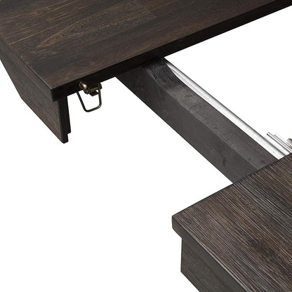 LIBERTY FURNITURE INDUSTRIES, INC. Double Bridge Trestle Table Set