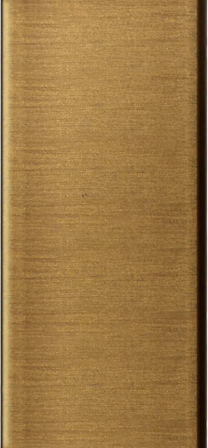 Henn&Hart 20" Wide Square Side Table with Mirror Shelf in Brass, Table for Living Room, Bedroom