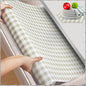 Beautysaid Shelf and Drawer Liner for Kitchen Cabinet, Non Adhesive Non Slip Shelf Paper Waterproof Washable Thickened for Dresser Pantry Shelve Bathroom Protector Liner(Checkered,18 in x 10 FT)