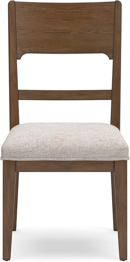 Signature Design by Ashley Cabalynn Traditional Dining Chair Set, 2 Count, Brown & Tan