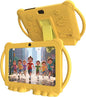 Kids Tablet 7 inch Android 12.0 for Toddler, 4GB RAM 32GB ROM Bluetooth IPS Screen Parental Control Dual Camera Shockproof Case for Educational Games (Yellow)