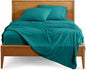 Bare Home Twin XL Sheet Set - College Dorm Size - Luxury 1800 Ultra-Soft Microfiber Twin Extra Long Bed Sheets - Deep Pockets - Easy Fit - Extra Soft - 3 Piece Set - Bed Sheets (Twin XL, Emerald)