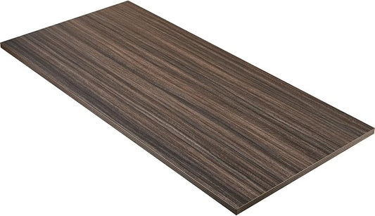 Kaboon Universal Tabletop 55"x23.62" Solid One-Piece Melamine Table Top, Double Desk L-Desk DIY, Home and Office Countertop,Eucalyptus