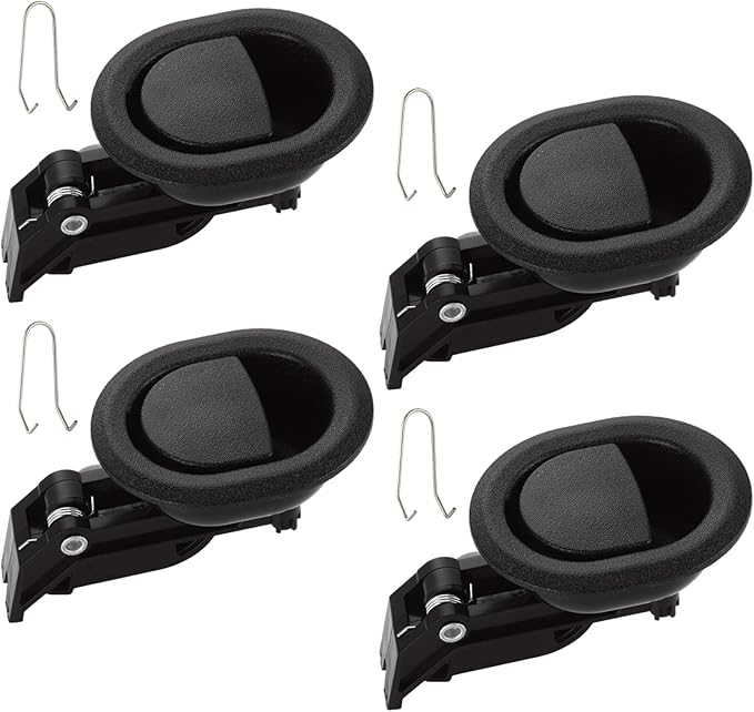 4 Pack Recliner Pull Handle Replacement, 3.5x3 Inch Recliner Replacement Parts with Cable, Fits Ashley Lazy Boy and Most Recliner Brands Couch Sofa Chair Furniture