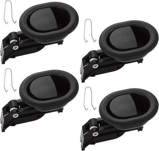 4 Pack Recliner Pull Handle Replacement, 3.5x3 Inch Recliner Replacement Parts with Cable, Fits Ashley Lazy Boy and Most Recliner Brands Couch Sofa Chair Furniture
