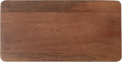 Kate and Laurel Dahl Modern Slatted Wooden Slim Side Table
