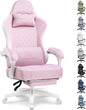 GTPLAYER Gaming Chair, Computer Office Chair with Pocket Spring Cushion, Linkage Armrests and Footrest, High Back Ergonomic Computer Chair with Lumbar Support Task Chair with Footrest