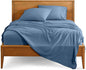 Bare Home King Sheet Set - Luxury 1800 Ultra-Soft Microfiber King Bed Sheets - Double Brushed - Deep Pockets - Easy Fit - 4 Piece Set - Bedding Sheets & Pillowcases (King, Coronet Blue)