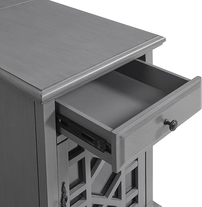 Martin Svensson Home Elegant, Grey Chairside End Table (810078)