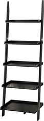 Convenience Concepts American Heritage 5 shelves Bookshelf Ladder, Black
