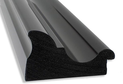 Amanti Art Black Bathroom Mirror for Over Sink, 30x42 Colonial Black Rectangle Vanity Mirror, Large Traditional Frame, Hangs Horizonally and Vertically, Bathroom Wall Decor, Beveled Edge