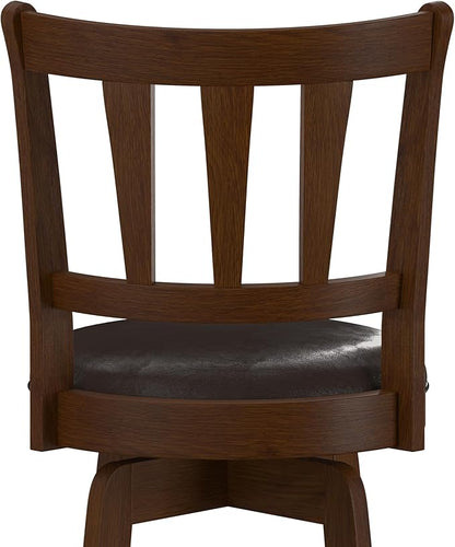 Hillsdale Presque Isle Swivel Stool, Counter Height, Cherry