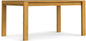 SIMPLIHOME Wilson Dining Table, Solid Wood Oak Veneer, 60 x 36 inches, Transitional-Style Rectangular Kitchen Table for up to 6 People
