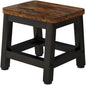 IBUYKE Small Step Stool for Adults Kids, Wooden Bedside Step Stool for High Beds, Non-Slip Stepping Foot Stool with 330 Lbs Capacity for Bedroom Livingroom Bathroom Kitchen, Rustic Brown TBD003H
