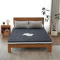 Welnow Japanese Futon Floor Mattress, Queen Size Thick Tatami Mat Portable & Foldable Roll Up Floor Bed Mattress with Storage Bag, Sleeping Pad for Adults, Dorm, Guest Bed, Camping and Travel, Black
