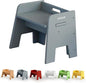 Wooden Step Stool for Kids, 14” One Step Stool for Toddlers, Heavy Duty Non-tip Non-Slip for Bedroom/Kitchen