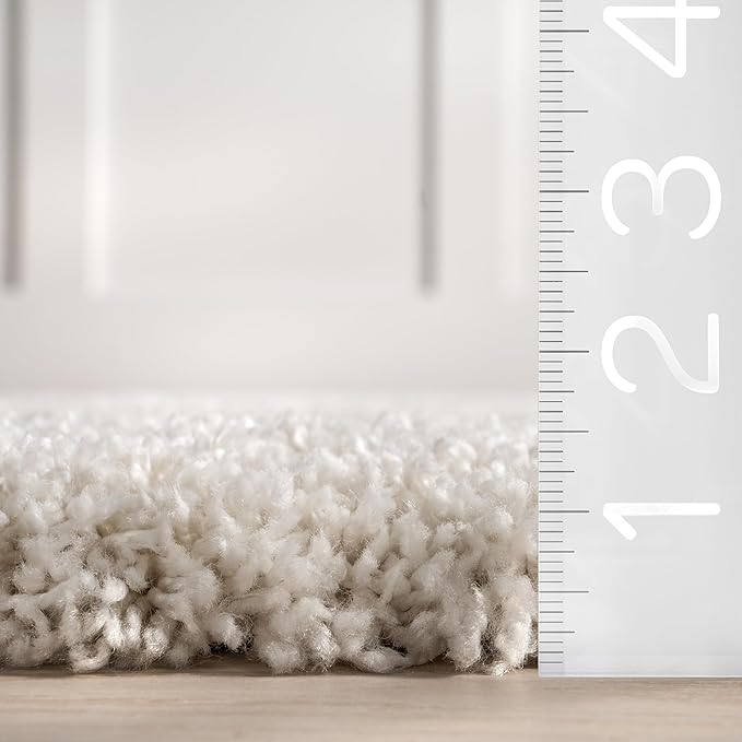 nuLOOM Gloria Abstract Shag Accent Rug, 3x5, Beige